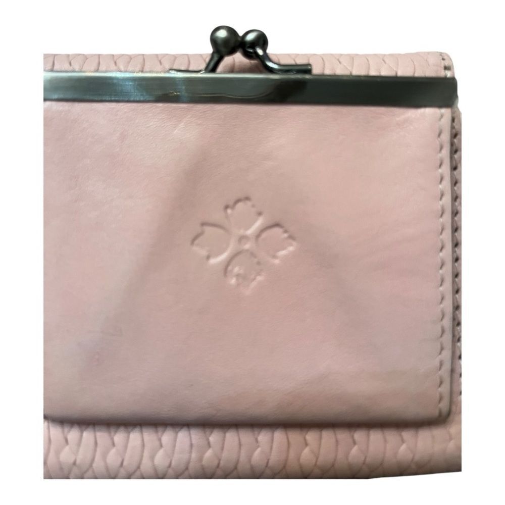Pink Leather Women's Wallet - Picture 6 of 10
